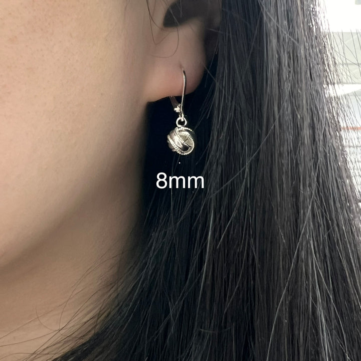 Love Knot French Clip Earrings (multiple sizes)
