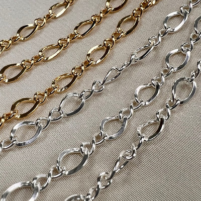 CX32: Figure 8 / Infinity 4mm wide - Chain the Foot