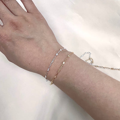 CX72S (3+1): 2.6mm Starlight + Paperclip Chain By the Foot