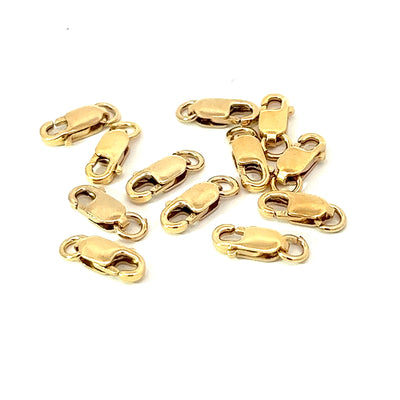 Lobster Claw #1 with Open Ring - 3mm Wide