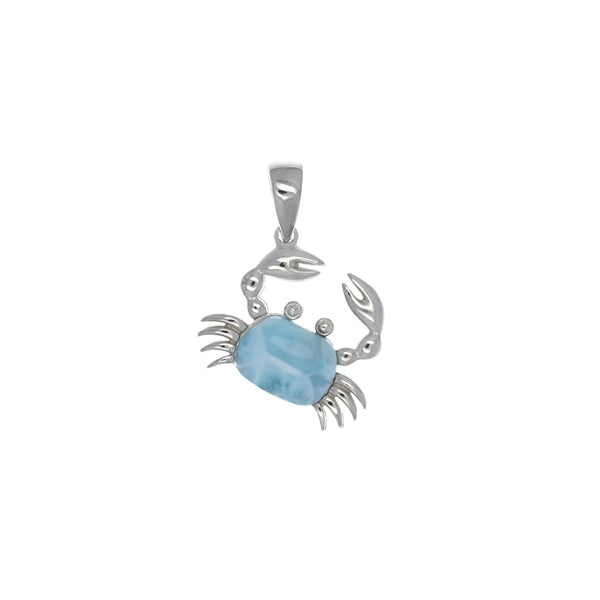 Larimar Crab Pendant