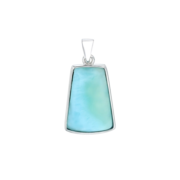 Larimar Rectangle Pendant