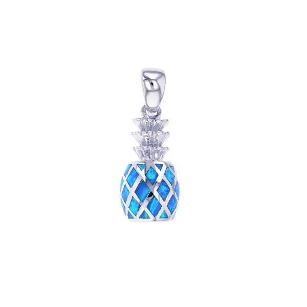 Pineapple Blue Opal Pendant