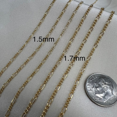 Figaro Chain - 1.9mm By the foot