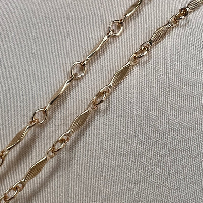 CX47: Marquis Lined - 1.8mm Wide - GF Chain by the foot