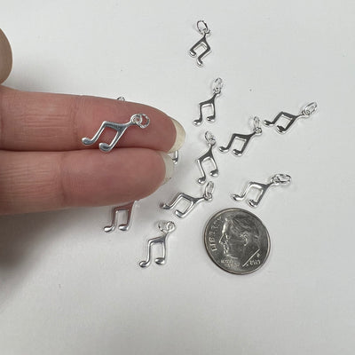 CH19 Music Note SS Charms (Pack of 3)