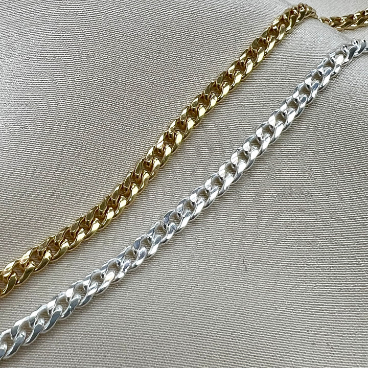 CX10: 2.9mm Half Round Curb Chain by the foot