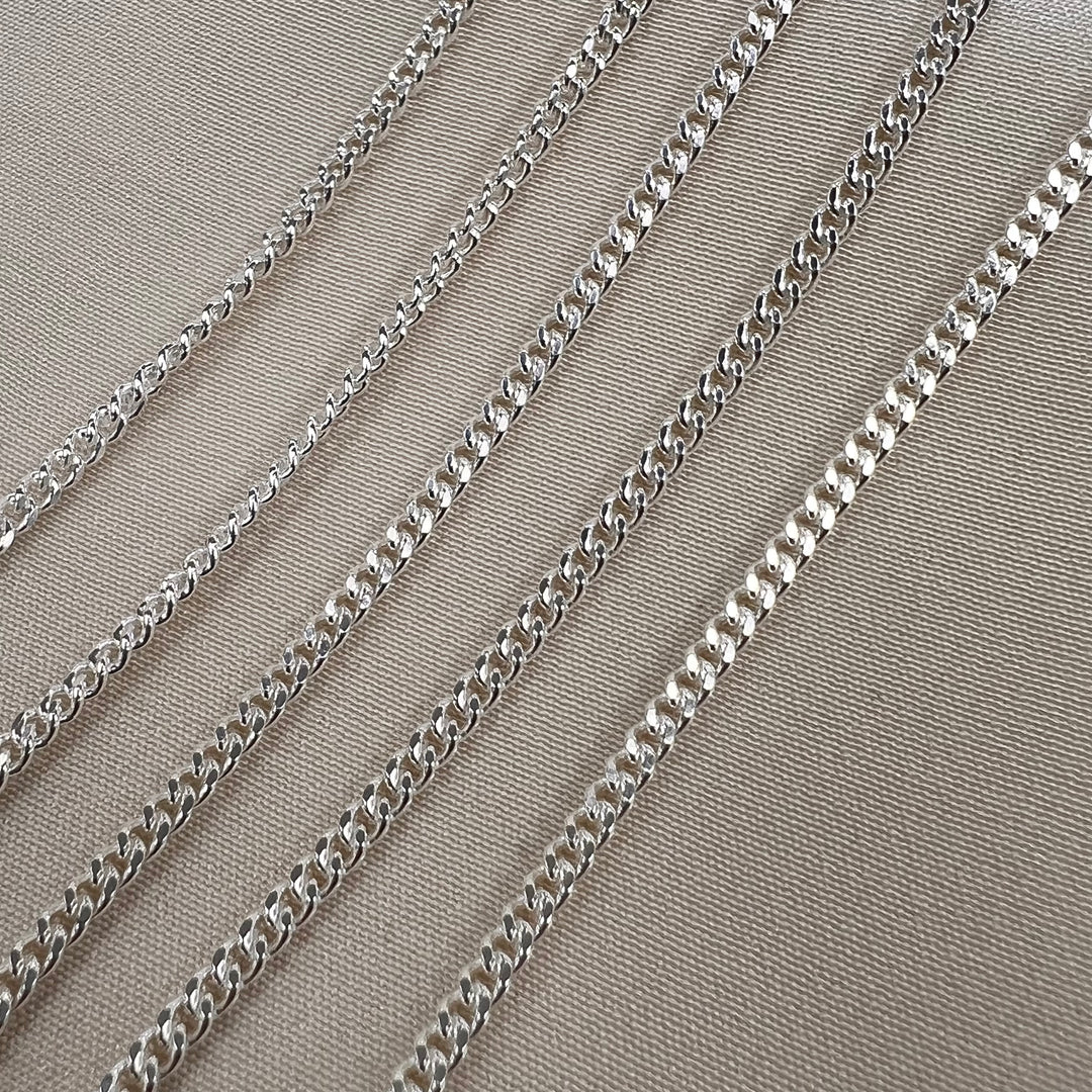CX33F - Flat Curb Chain by the foot