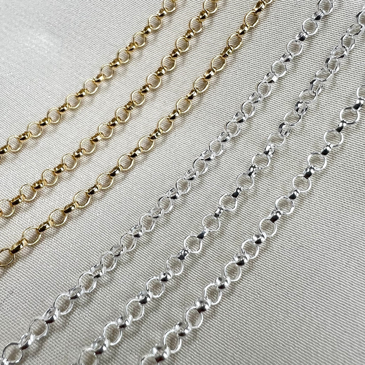 CX64: 2.3mm Rolo Chain by the foot