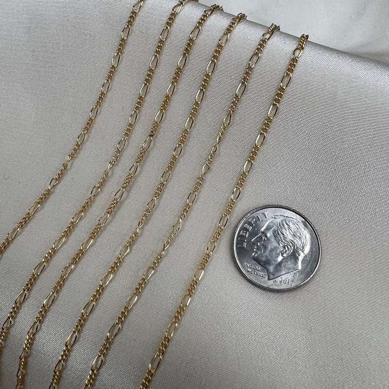 Figaro Chain - 1.5mm - By the foot