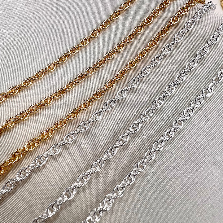 CX65-CHP - Champange Rope Chain by the foot