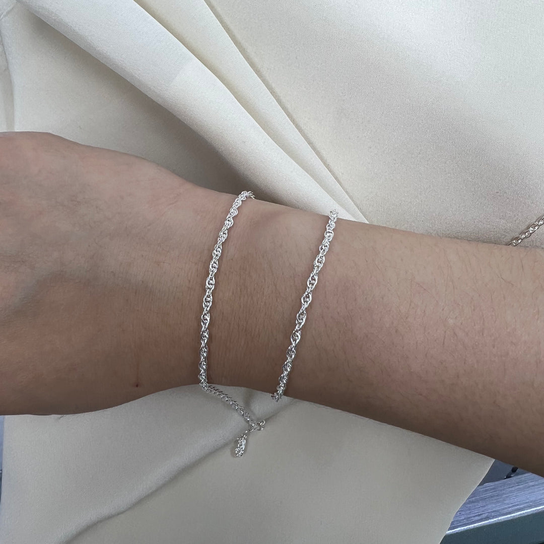 CX65-CHP - Champange Rope Chain by the foot