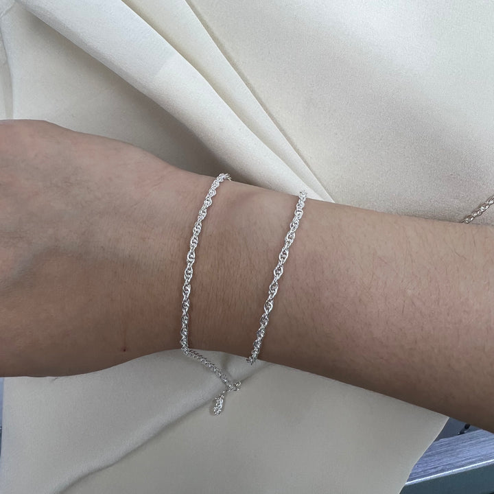 CX65-CHP - Champange Rope Chain by the foot