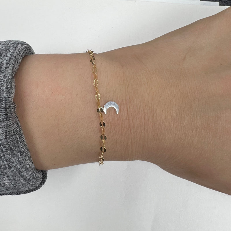 CH-9 Moon 5.5mm wide Charms (Pack of 3)
