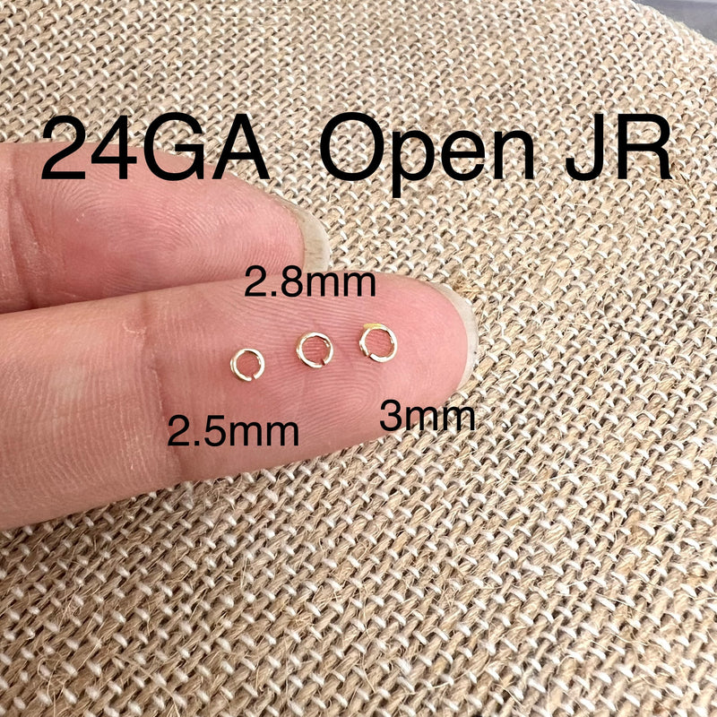 24GA Open Jump Rings (Pack of 100 pcs)
