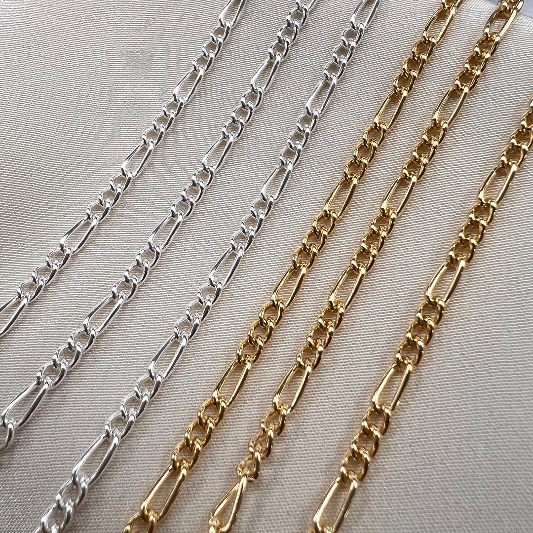 CX30: 2.9mm Figaro Chain by the foot