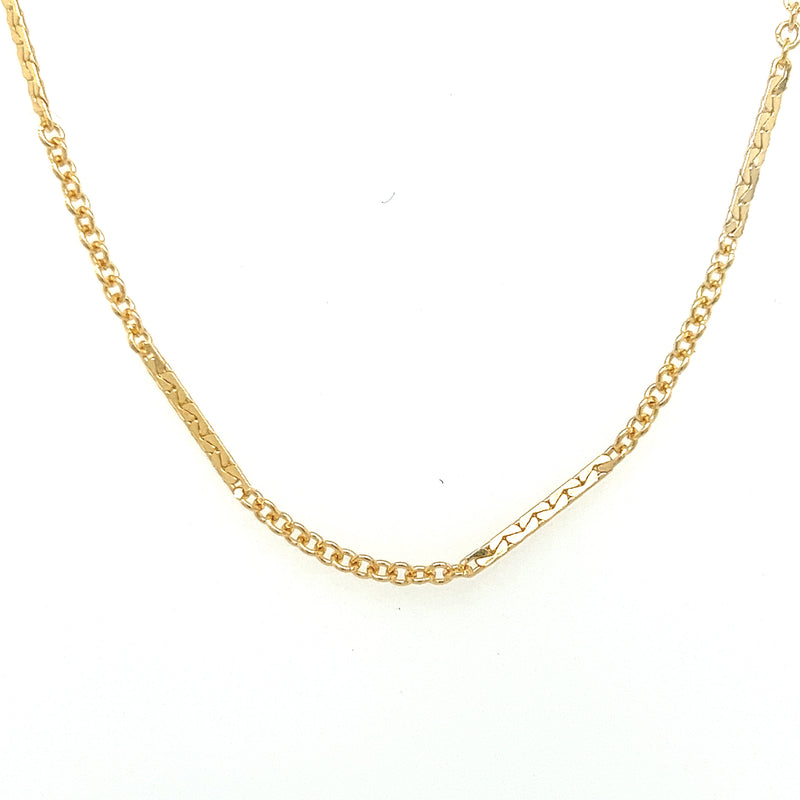 D/C Bar & Cable Link Chain By the Foot (JR: Stretch Link 24GA or 26GA)