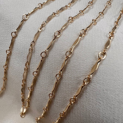 CX47: Marquis Lined - 1.8mm Wide - GF Chain by the foot