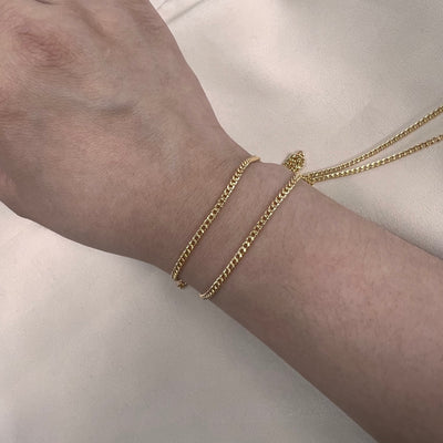Curb Chain - 2.5mm Wide - 14kt Gold Filled Chain by the foot