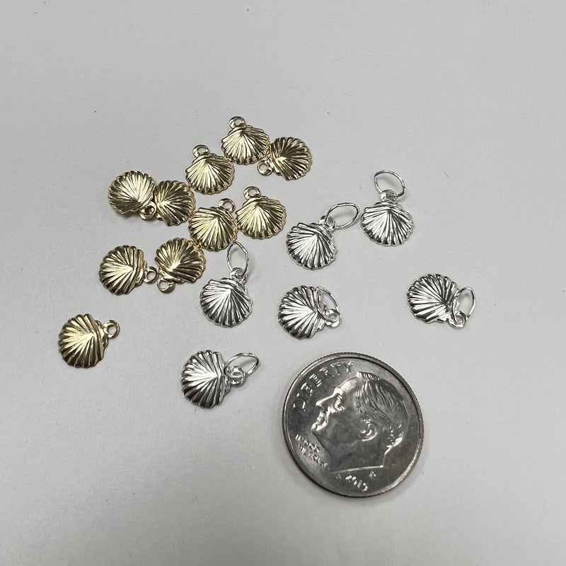 CH29 Seashell 7.5mm Wide Charms