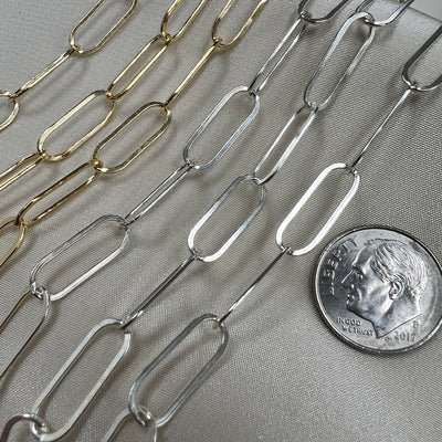 Paperclip #7 - Large Lightweight - Chain by the foot