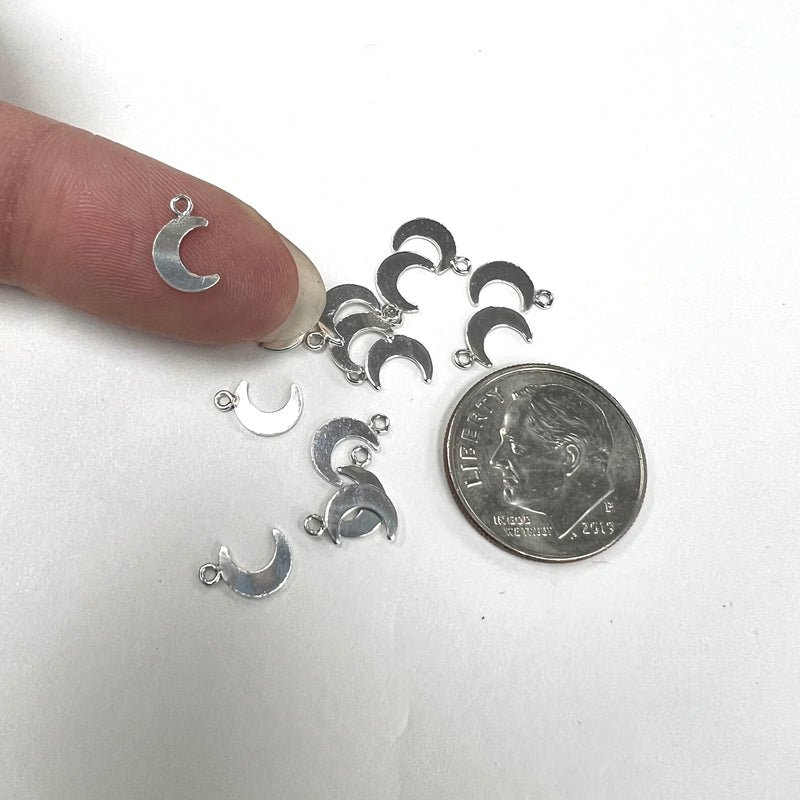 CH-09 Moon 5.5mm wide Charms (Pack of 3)
