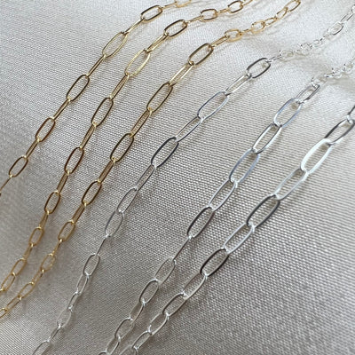 Paperclip #1- 1.6mm  - Chain By the Foot