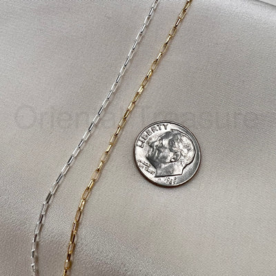 Long Rolo - 1.3mm  - Chain By the Foot
