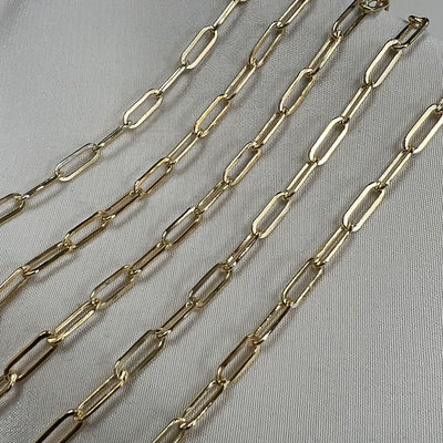 Paperclip #4 -3mm Medium - Chain by the foot
