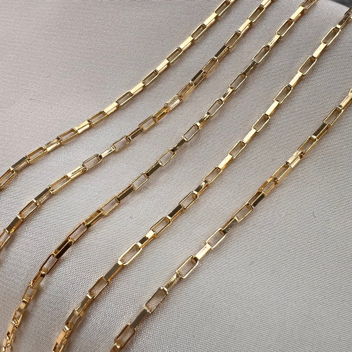 CX42: 1.8mm Long Box chain by the foot