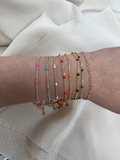 Enamel Satellite Chain by the foot (24GA Jump Ring)