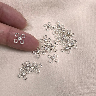 Flower 7.5mm wide Connector #14 (Pack of 3)