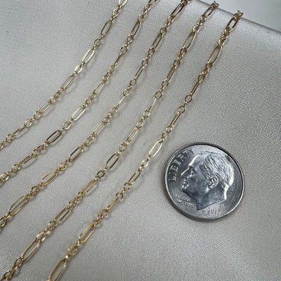 CX38: 2.2mm Long + Short PC Chain - By the Foot