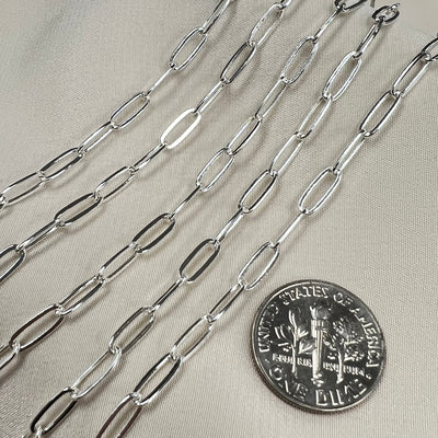 Paperclip #4 -3mm Medium - Chain by the foot