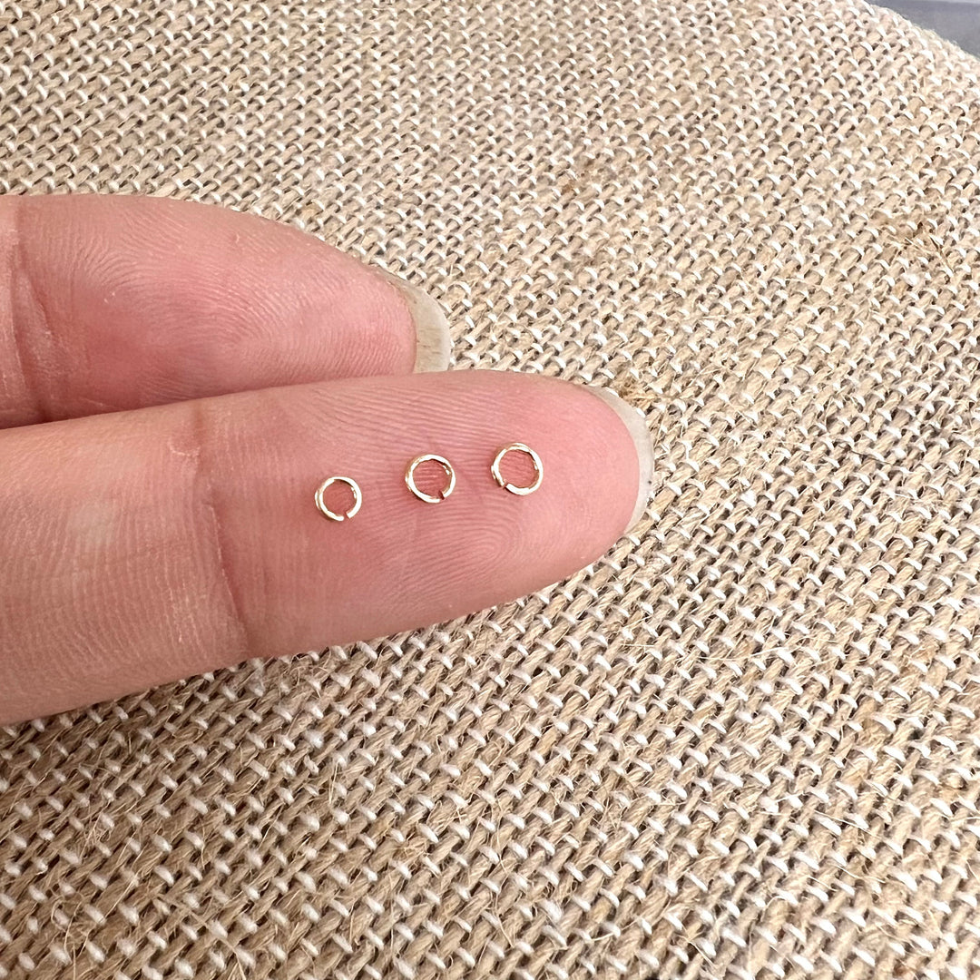 FJ14KT - 14kt Gold Open Jump Rings