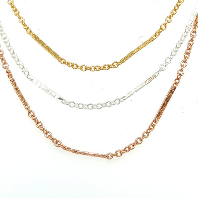 D/C Bar & Cable Link Chain By the Foot (JR: Stretch Link 24GA or 26GA)