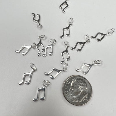CH19 Music Note SS Charms (Pack of 3)