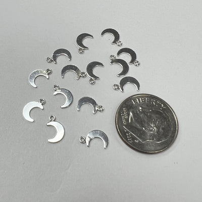 CH-9 Moon 5.5mm wide Charms (Pack of 3)