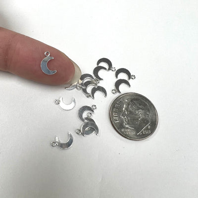 CH-09 Moon 5.5mm wide Charms (Pack of 3)