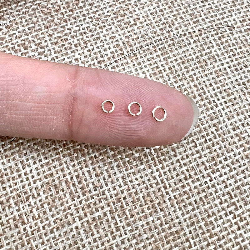 14kt Gold Open Jump Rings