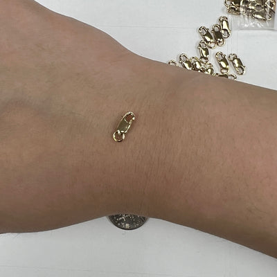 Lobster Claw #1 with Open Ring - 3mm Wide