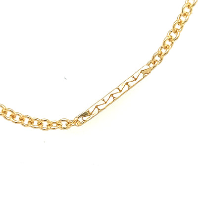 D/C Bar & Cable Link Chain By the Foot (JR: Stretch Link 24GA or 26GA)
