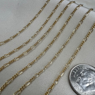 Figaro Chain - 1.5mm - By the foot