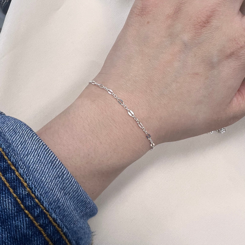 CX36S: Long + Short Lace Small Chain - By the Foot