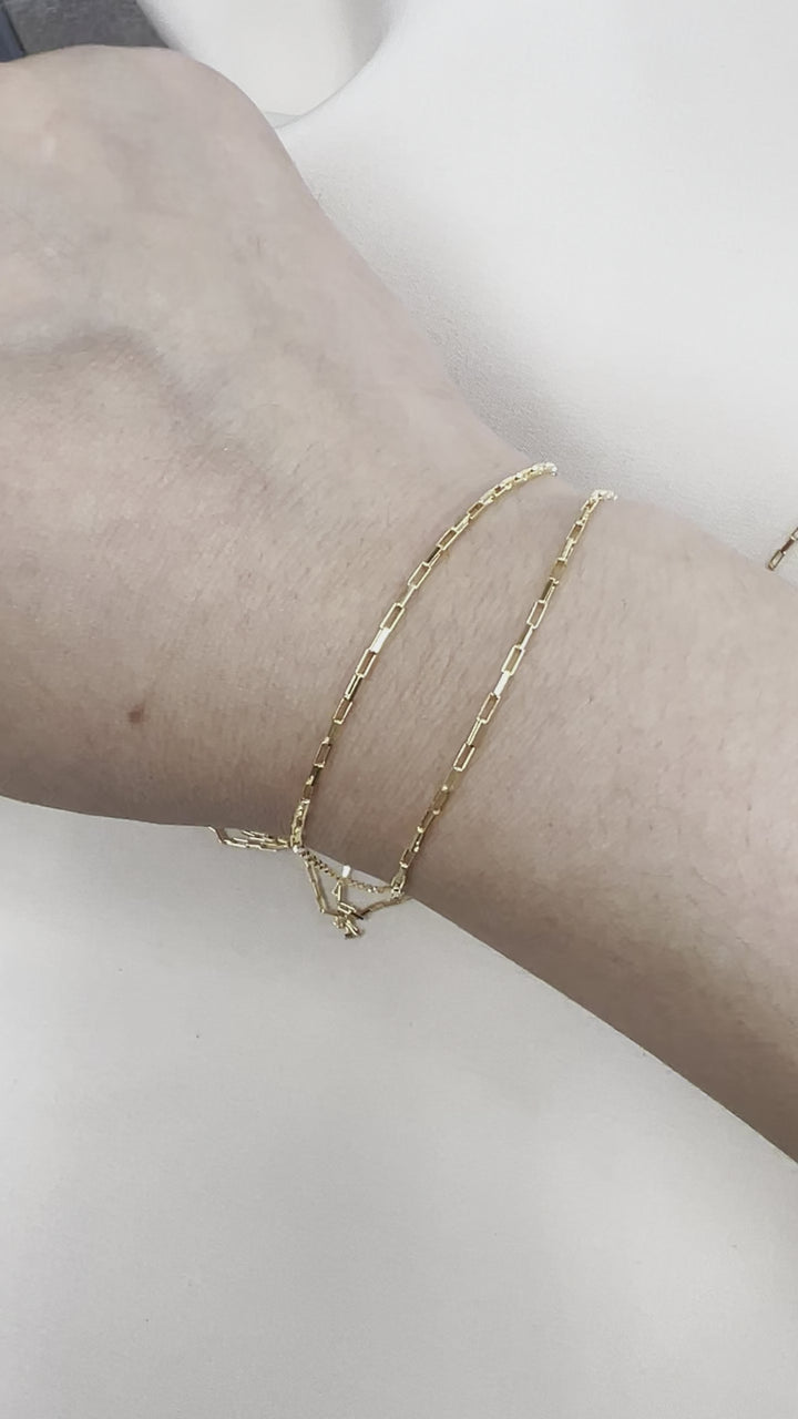 CX41: 1.3mm Long Box chain by the foot