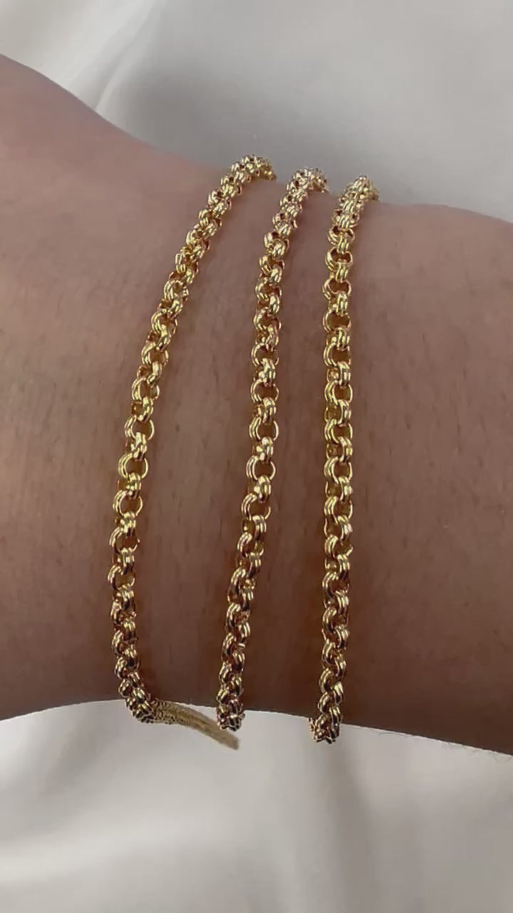 CX113 - 2.4mm Double Rolo Chain by the foot