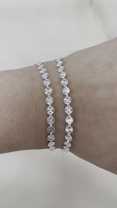 SALE - CX19: 4mm Sunburst Disc Chain 4mm