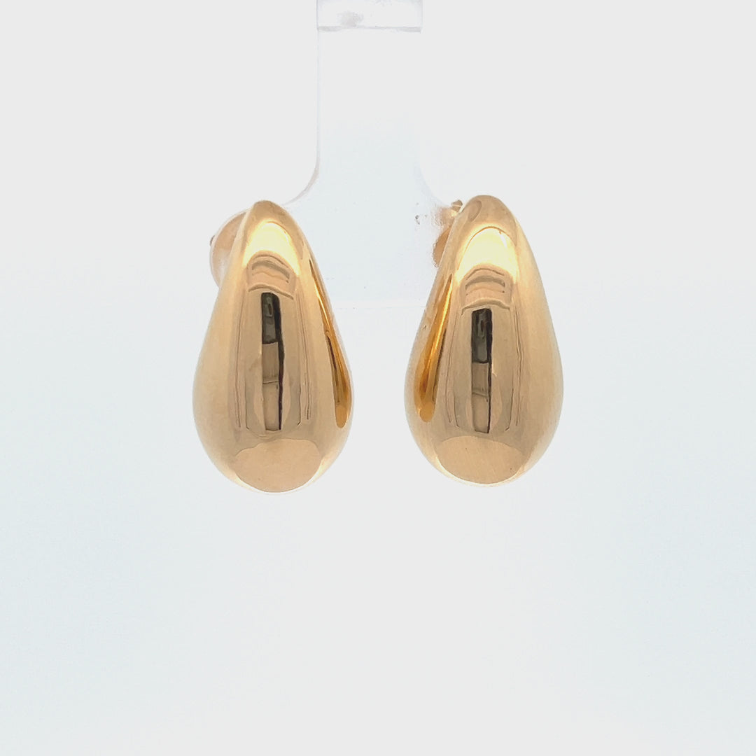 Tear Drop Studs - Sterling Silver - 6491
