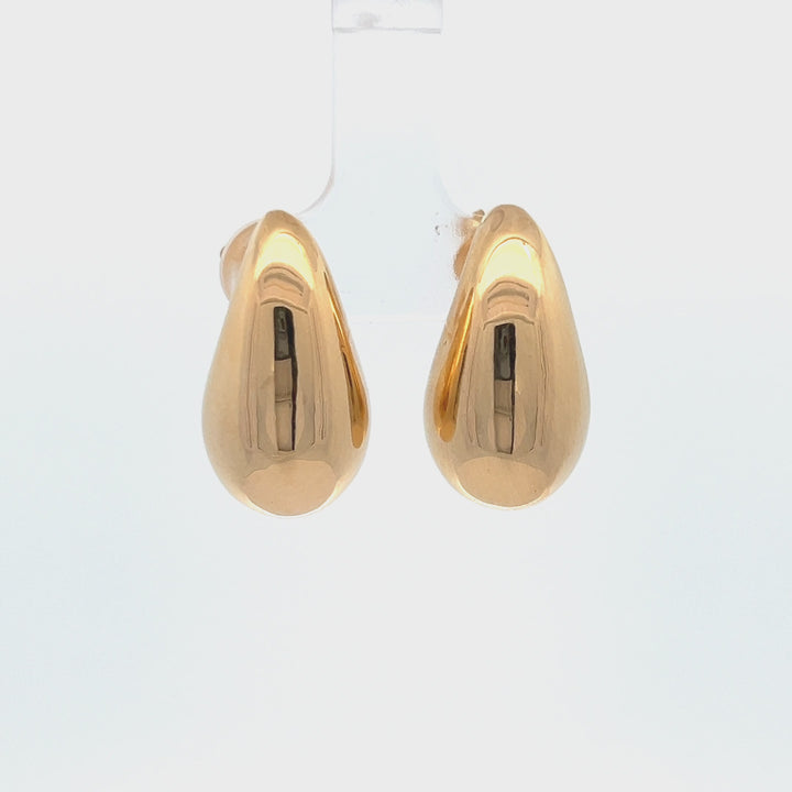 Tear Drop Studs - Sterling Silver - 6491
