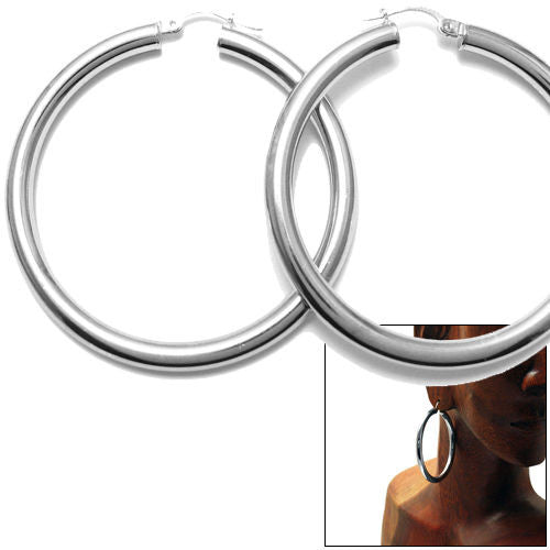 4mm Thick Round Hoops Lightweight